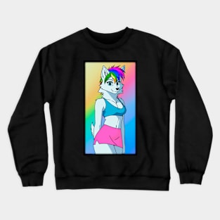 Custom Pride Furry Graphic Design // T-Shirts, Hoodies, Stickers And More!! Crewneck Sweatshirt